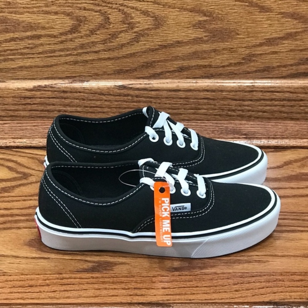 Vans Authentic Lite‎ Black White Shoes - Picture 2 of 8